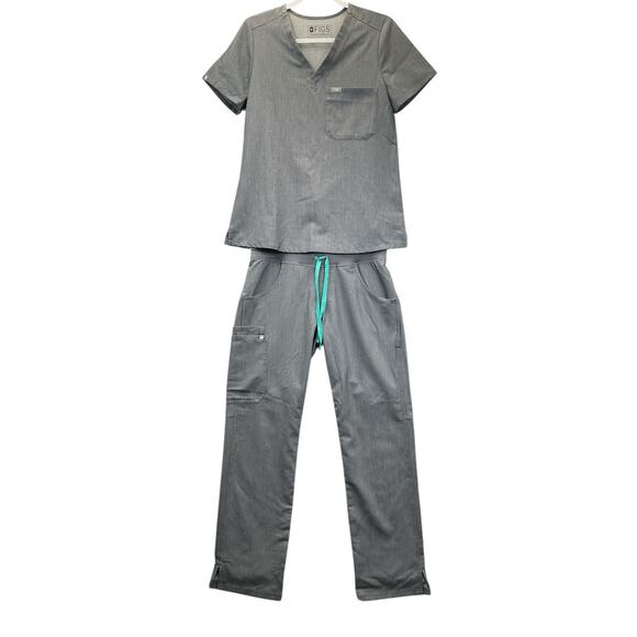 Figs Pants - figs scrubs Medical Professional Set women Size Small Gray